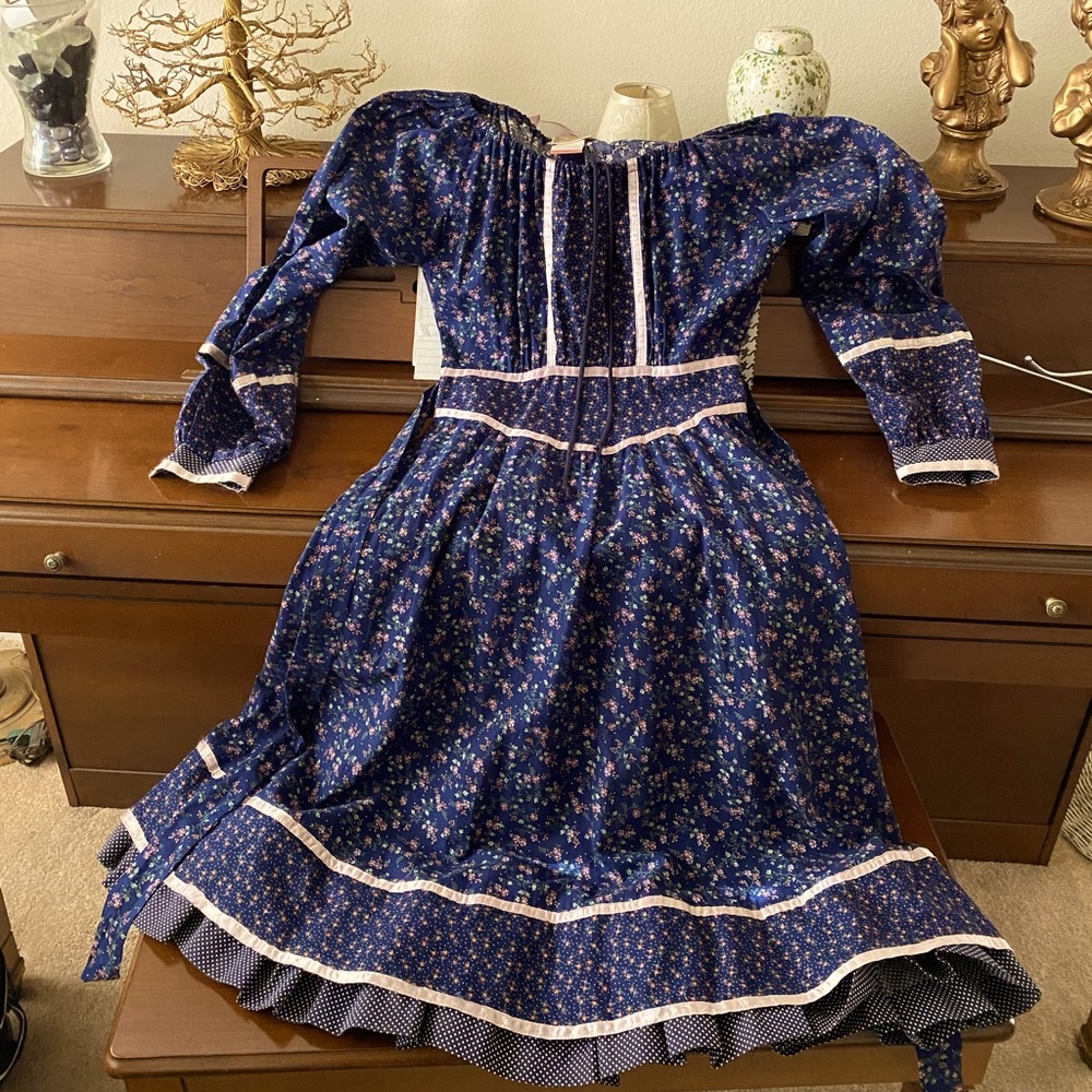 ~1982 Gunne Sax long sleeve prairie dress - excellent condition